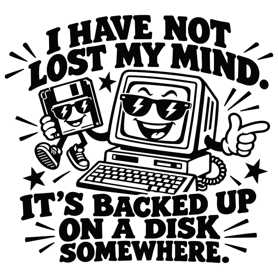 I Have Not Lost My Mind — original cut file design by Lauren Farrow